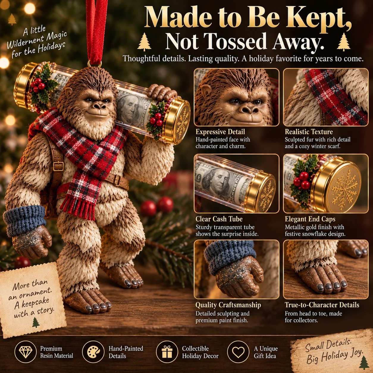 Bigfoot Cash Keeper craftsmanship details