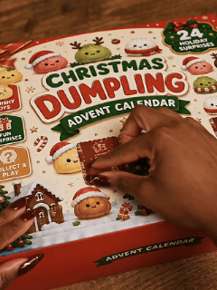 Christmas Mini Squishies Advent Calendar opening demonstration