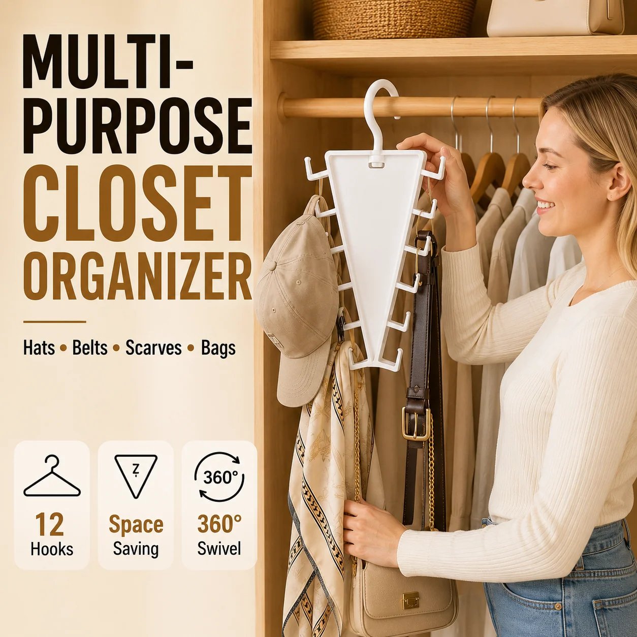 organized closet transformation