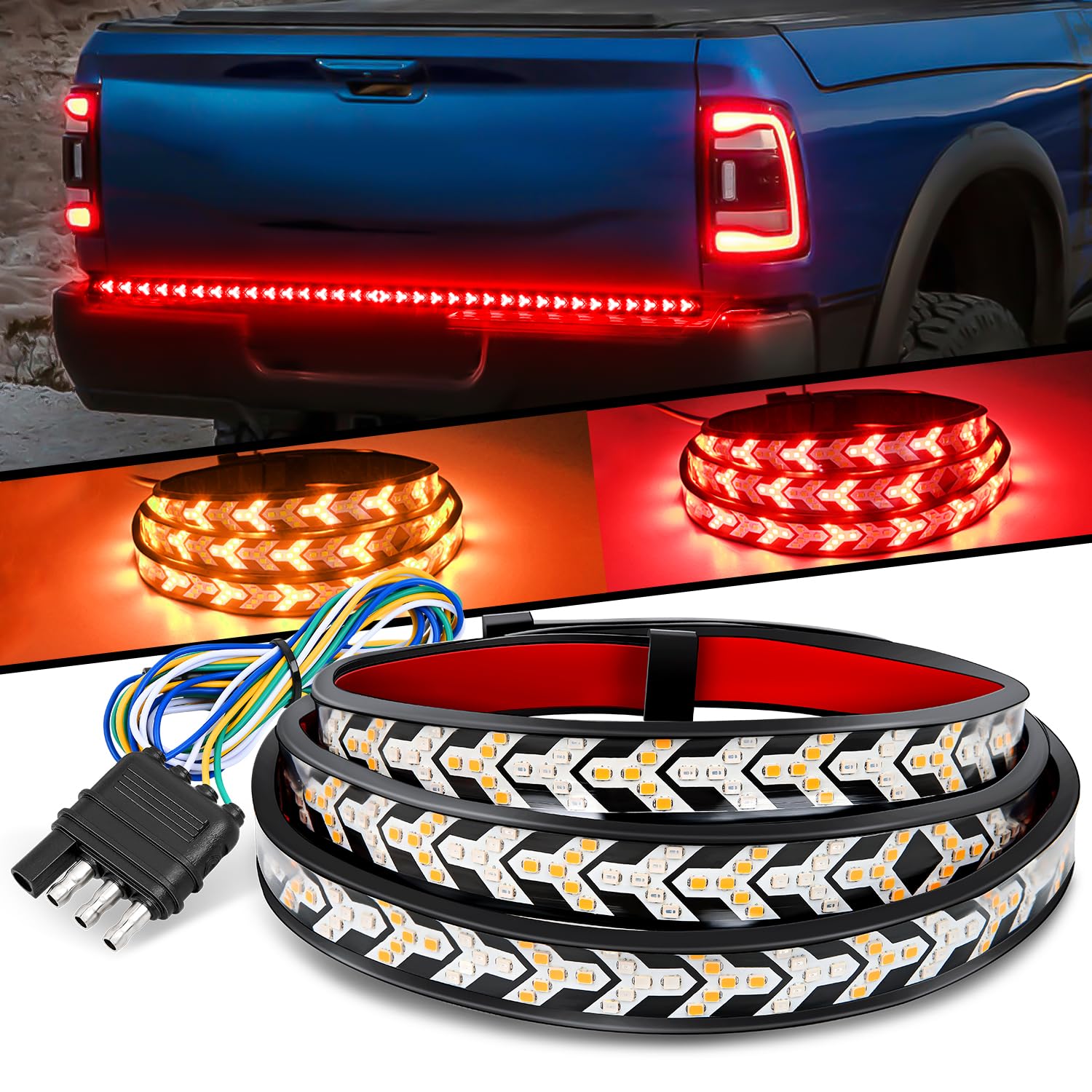 Tailgate Light Bar Action