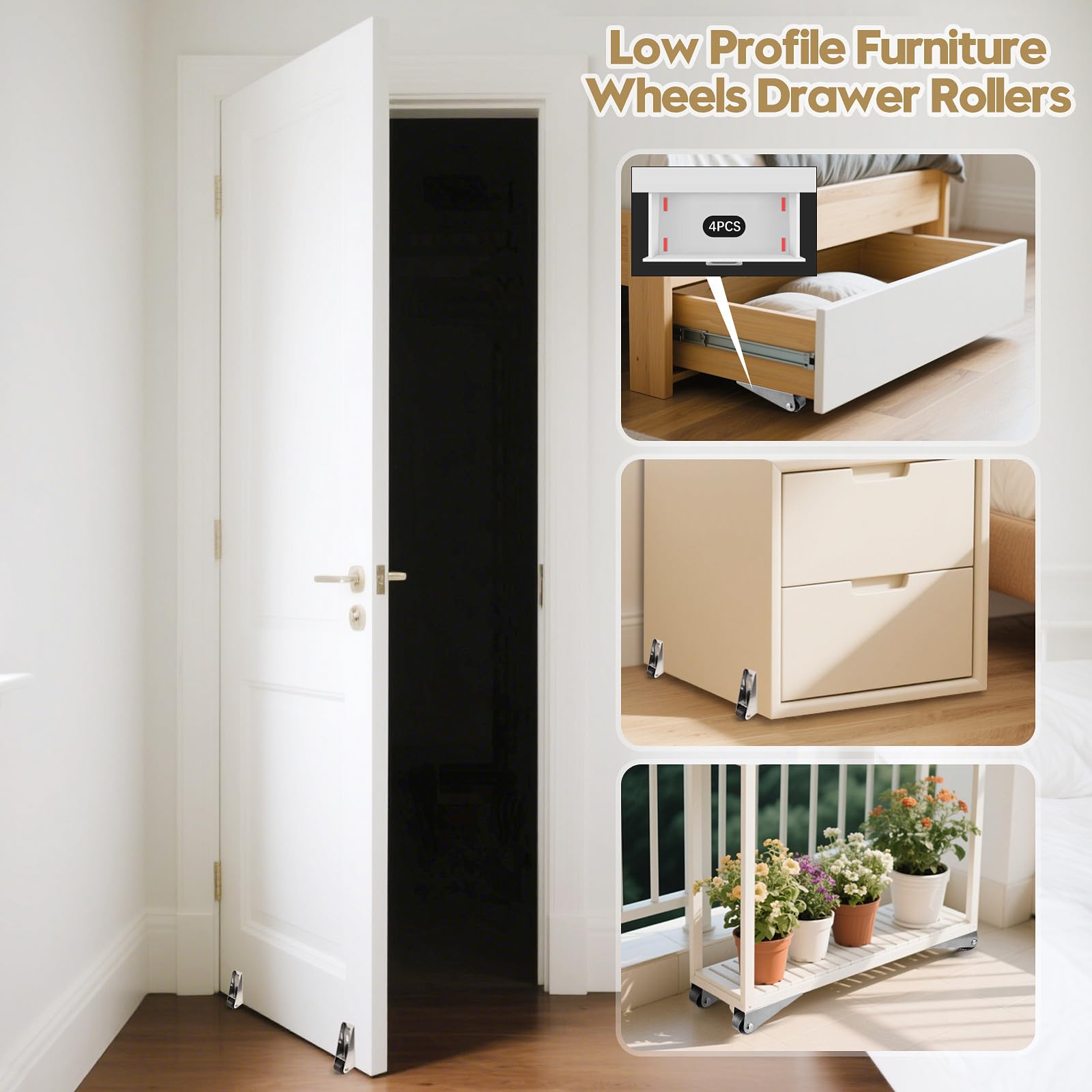 Low Profile Furniture Wheels Application Showcase Low Profile Furniture Wheels Application Showcase