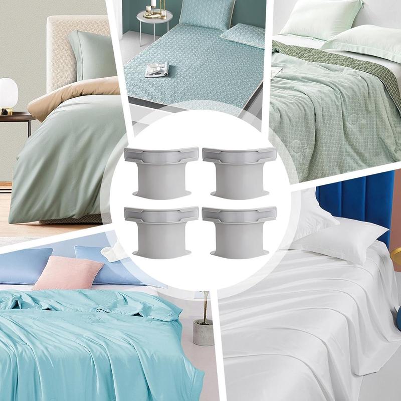 Product Introduction of Bed Sheet Grippers, 4 Counts/set Non-slip Sheet Holders, Durable Bedding Accessories for Fitted Sheets, Mattress Pads, and Waterproof Covers 3