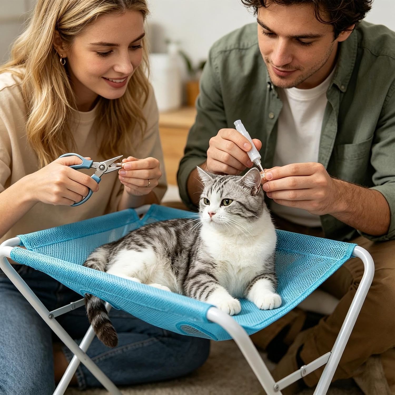 Home pet grooming table for cats kittens and small dogs