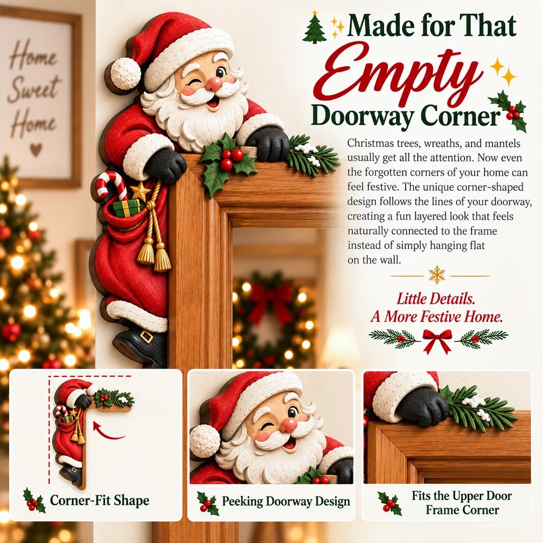 Christmas Door Frame Corner Decoration collection