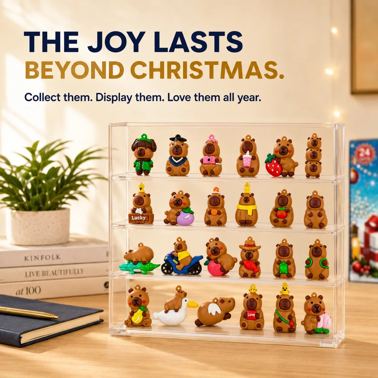 24 capybara mini figure designs
