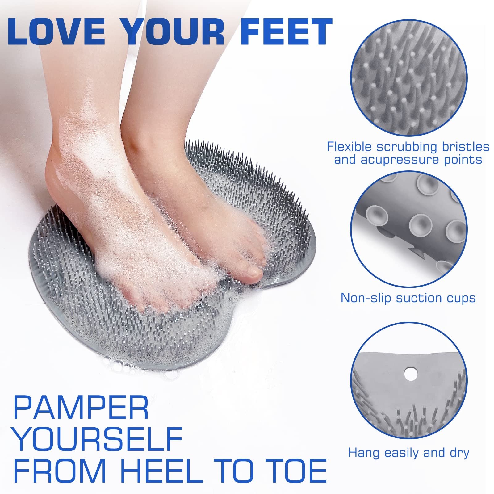 Foot Scrubber Features