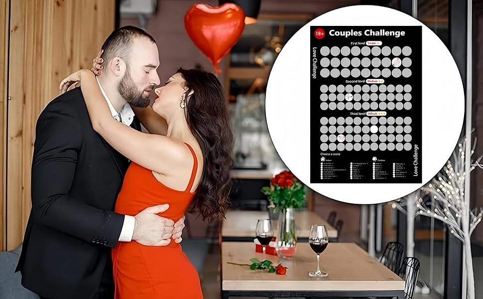 Adult couple scratch card game！