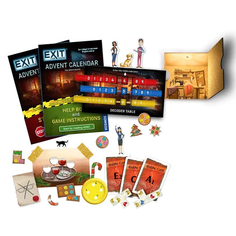 What's inside the Escape the Workshop advent calendar