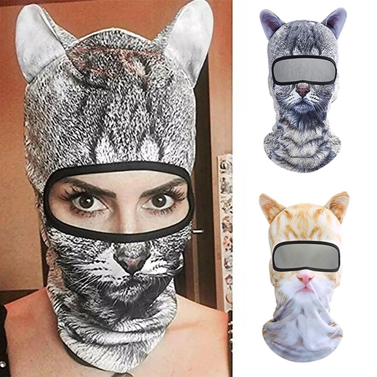 Balaclava with Ears for Women & Men
