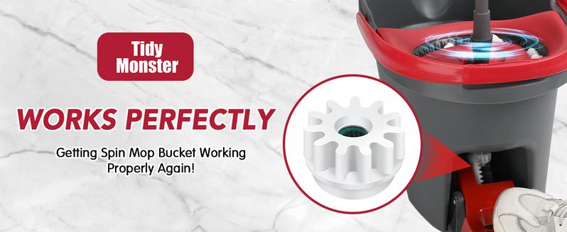 Product Introduction of Pedal Bearing Replacement for O-Cedar EasyWring Bucket System Repair Step Pedals Problems Clutch Gear Sprockets for 90% Spin Mop Bucket “Outdoorfun” 5