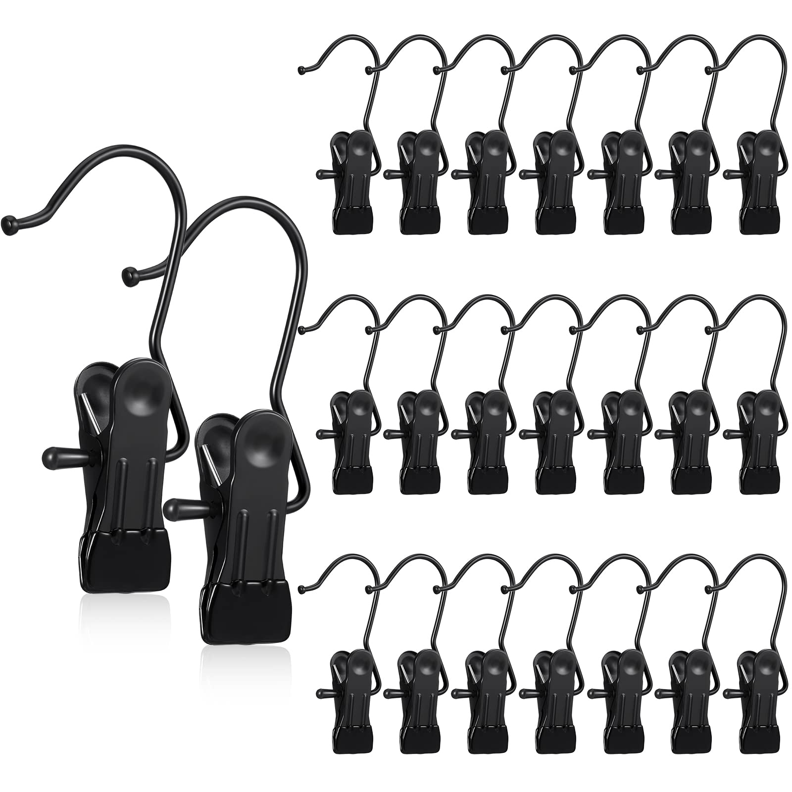 Metal Hanger Clips Set