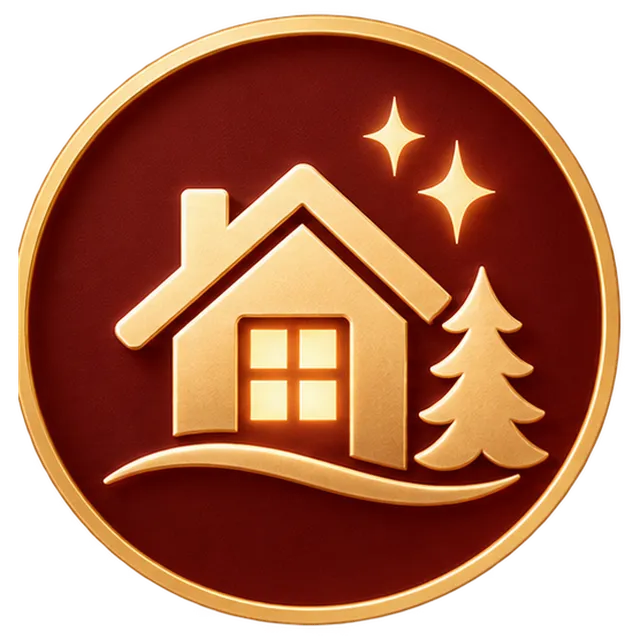 Christmas decoration creating a cozy seasonal atmosphere