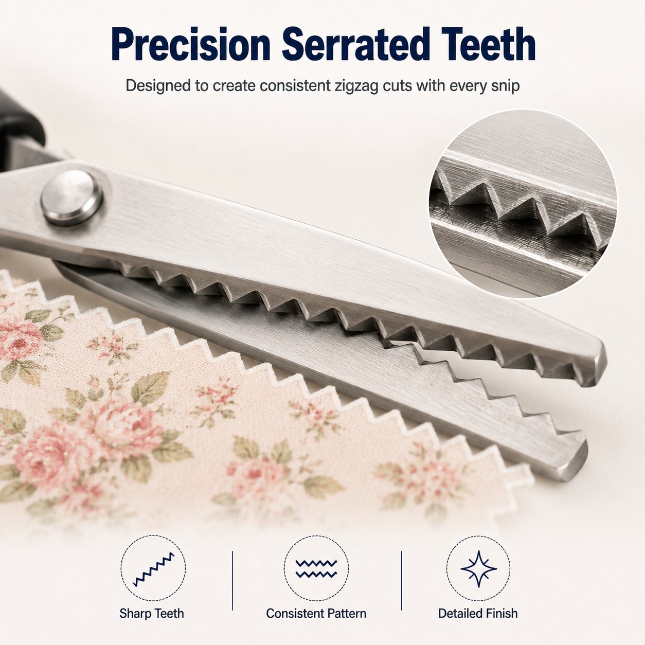 5mm Serrated Pinking Shears Blade