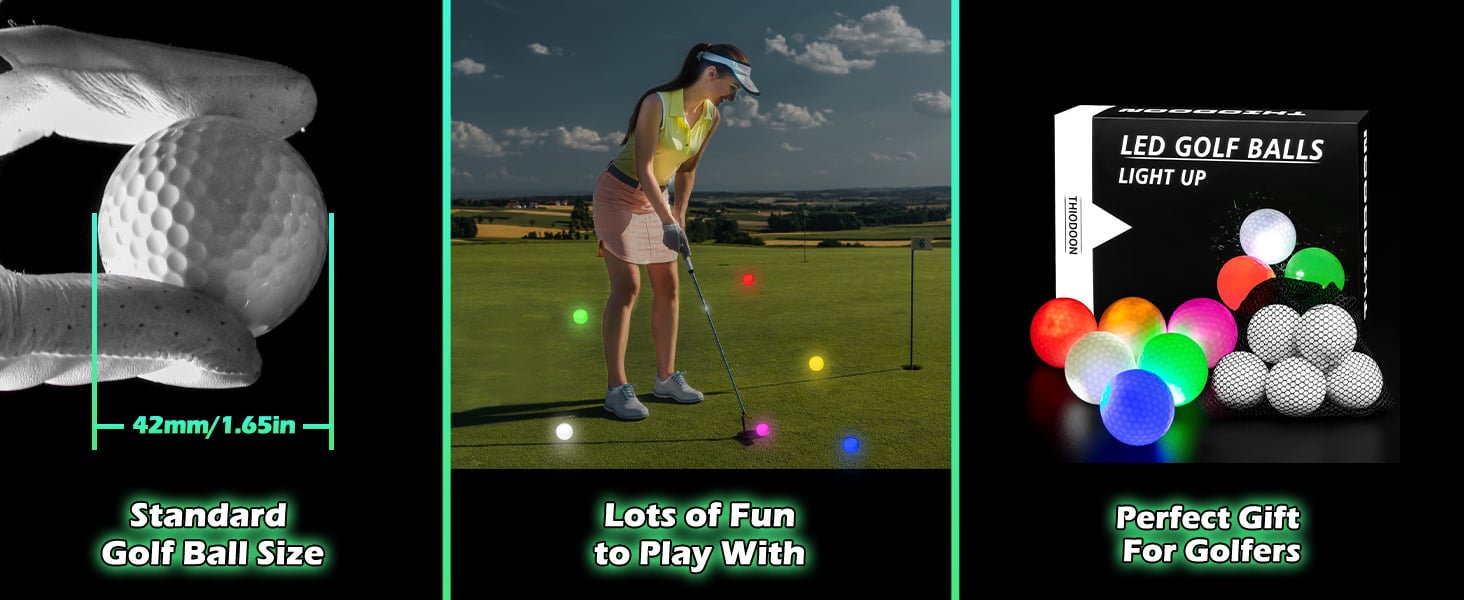 glow golf ball