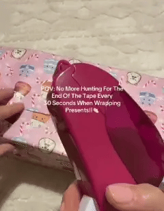 One handed tape dispenser demonstration