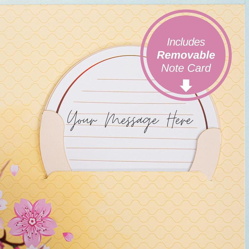 Removable Note Card for personal message