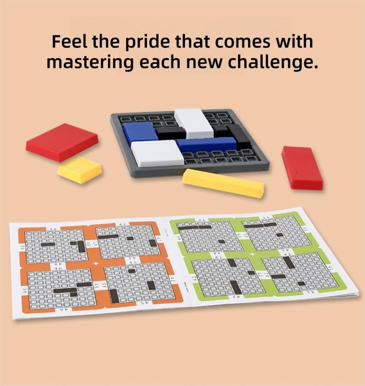 Logic Puzzle Brain Teaser Game for Kids & Adults, 88 Challenging Levels, Educational Logic Toy, Travel Games for Ages 7+ Logic Puzzle Brain Teaser Game for Kids & Adults, 88 Challenging Levels, Educational Logic Toy, Travel Games for Ages 7+