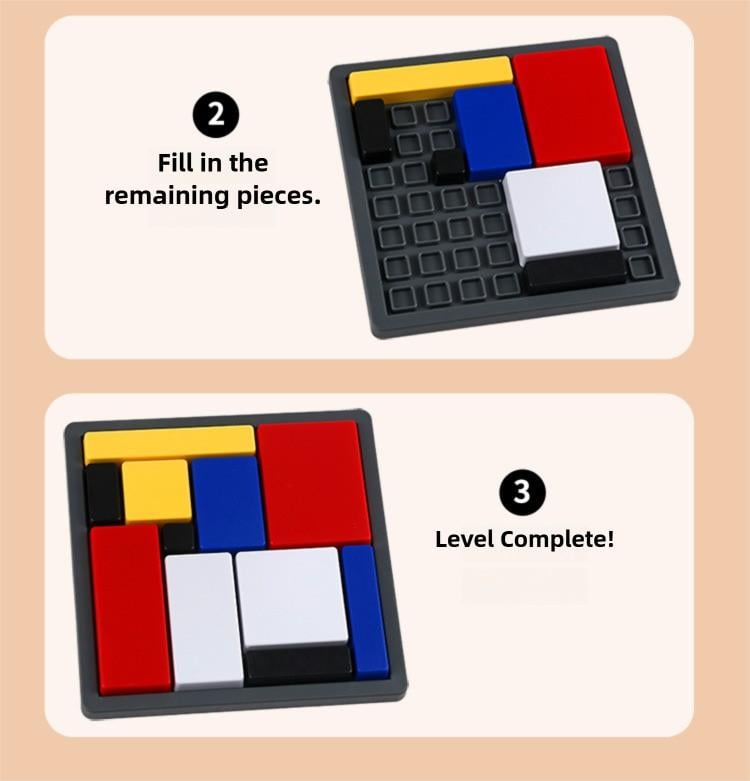 Logic Puzzle Brain Teaser Game for Kids & Adults, 88 Challenging Levels, Educational Logic Toy, Travel Games for Ages 7+