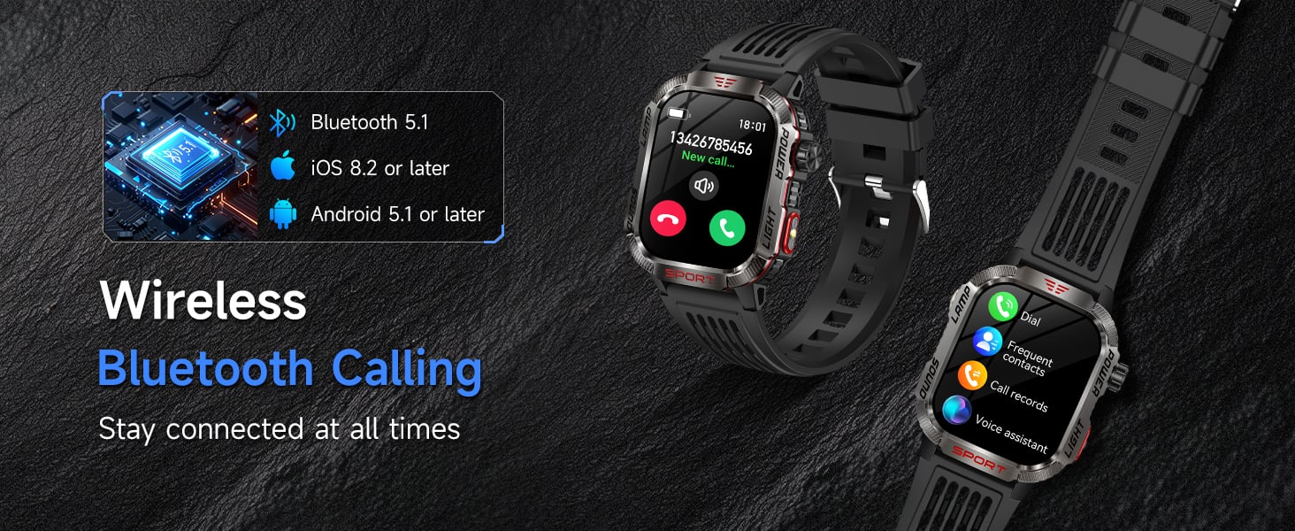 Military Smart Watches for Men