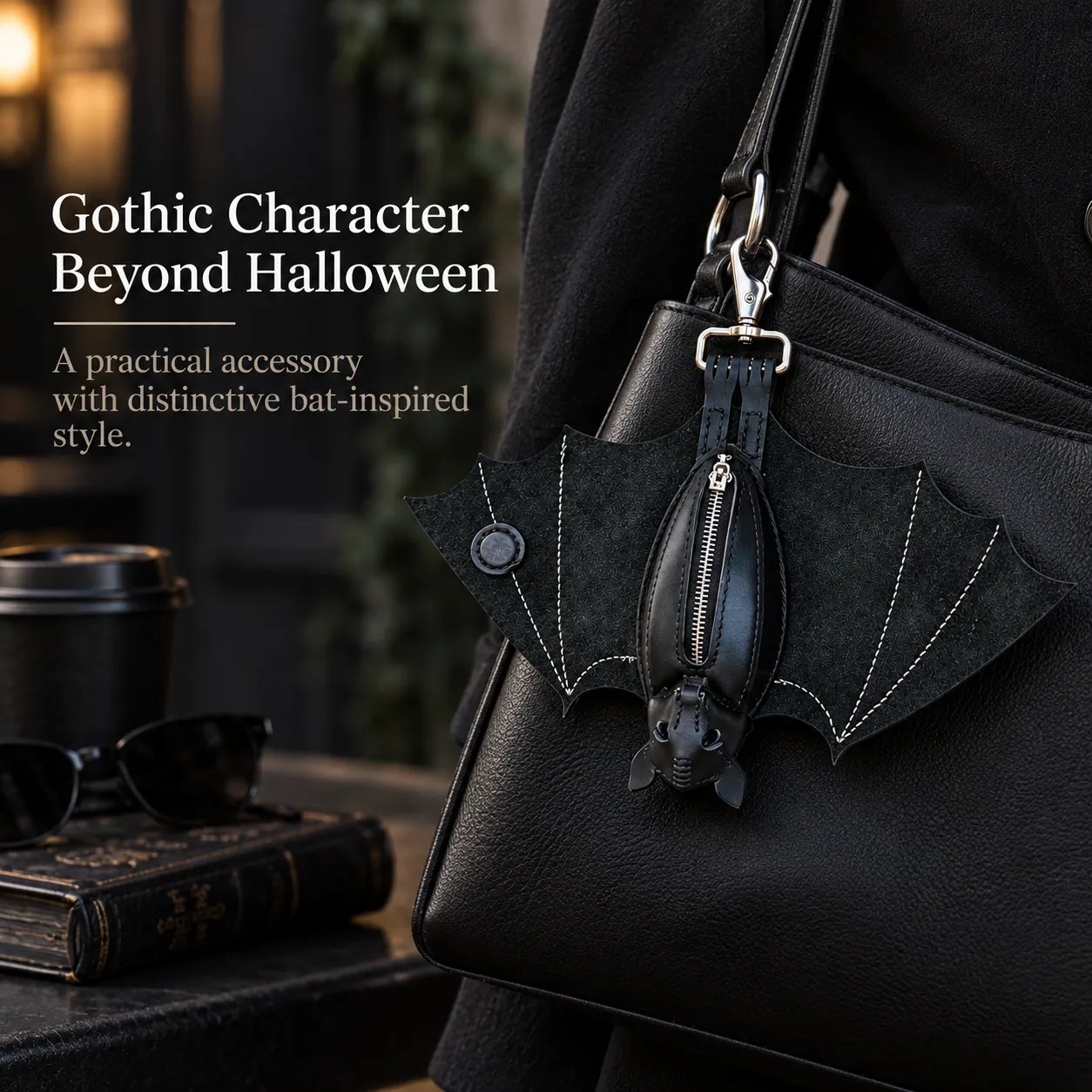 🦇Foldable Bat Wing Coin Purse With Clip
