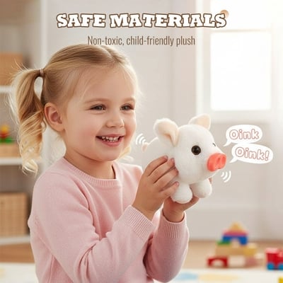 🔥LAST DAY 50% OFF 🎅Christmas Special Offer-Electric Pig Plush Realistic Toy-🎁The finest gift