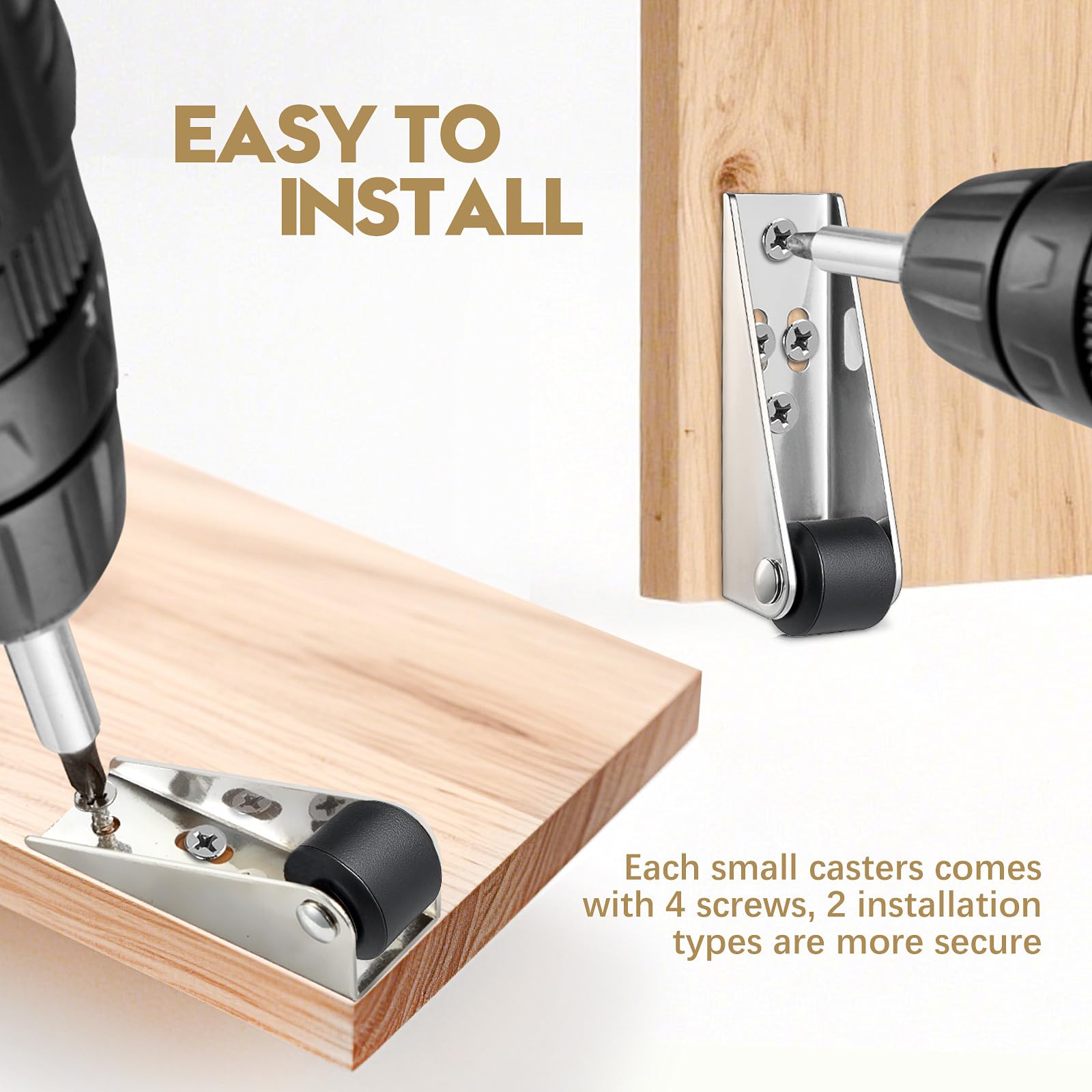 Easy Installation with Included Hardware Screws