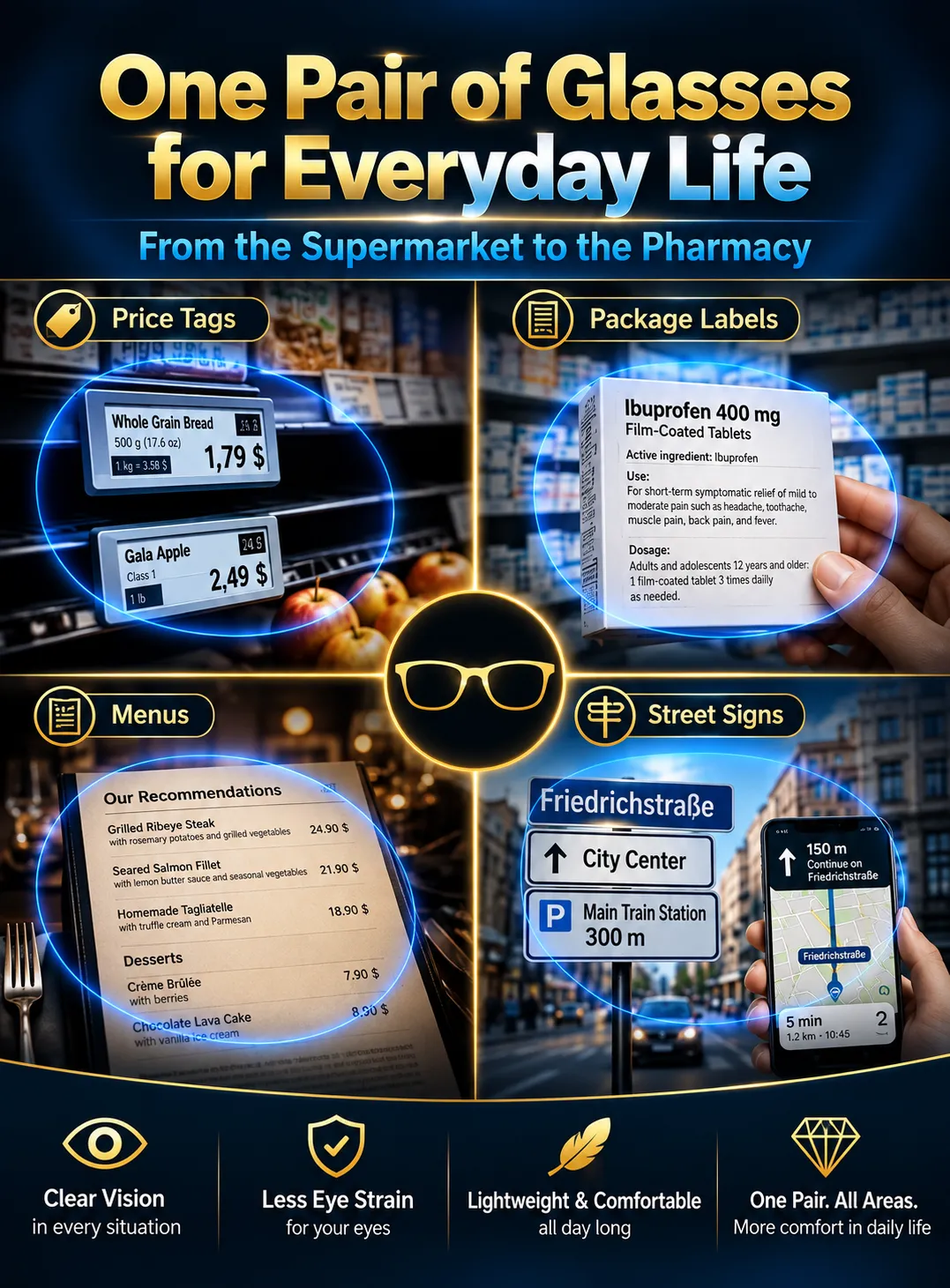 Everyday use scenarios