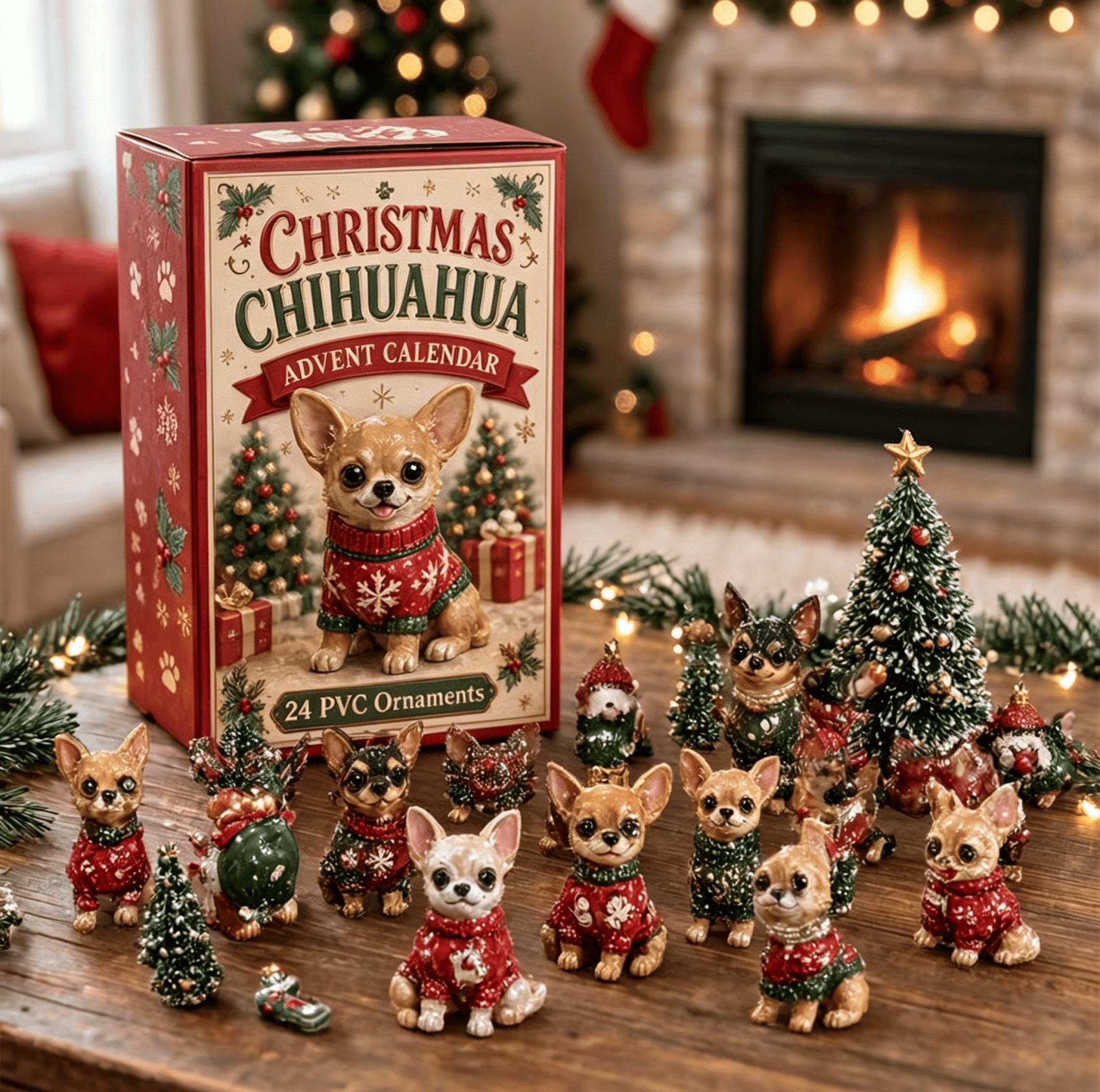 Chihuahua Advent Calendar 2026 – 24 Tiny Paws & Holiday Surprises