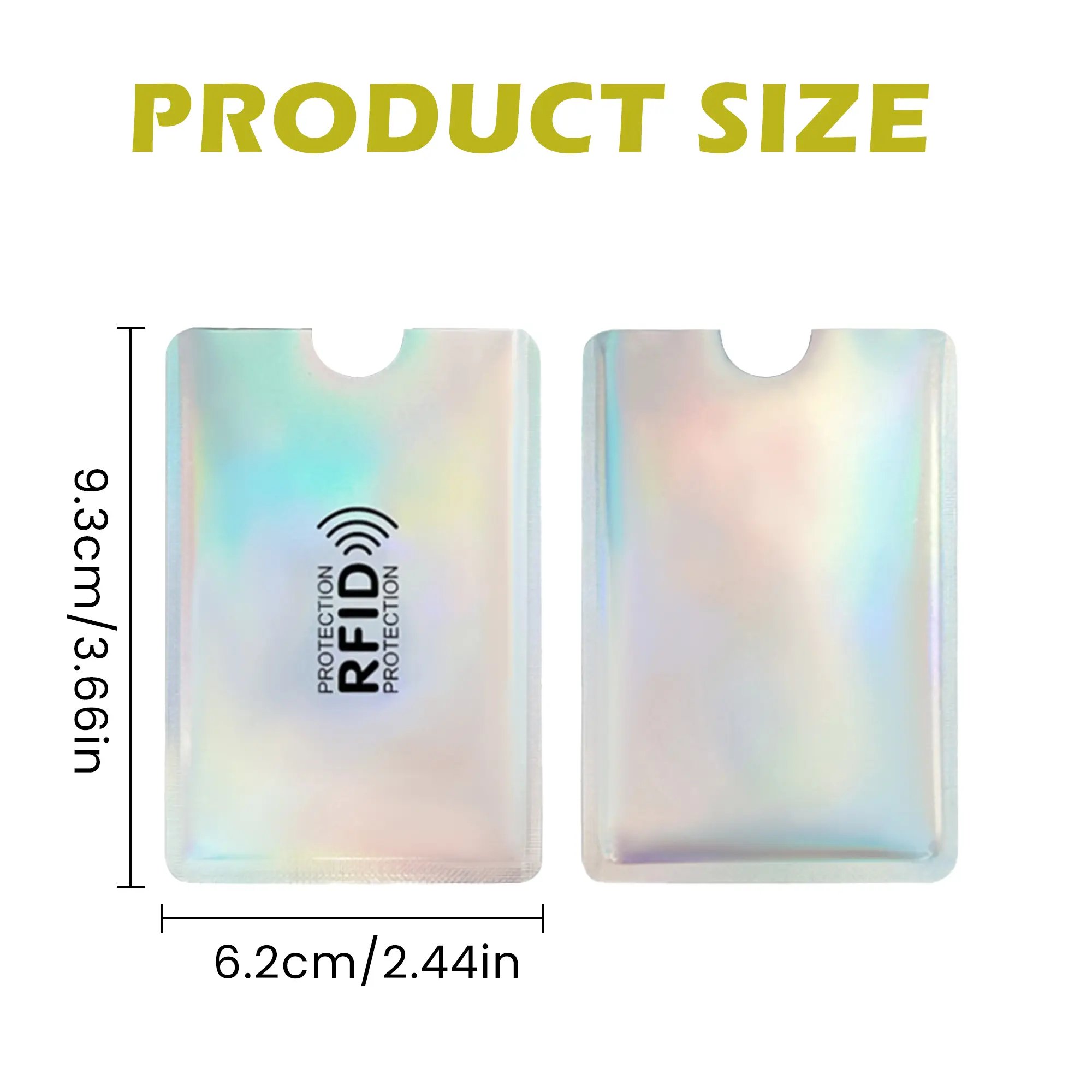 Product Standard Dimensions 9.3cm x 6.2cm